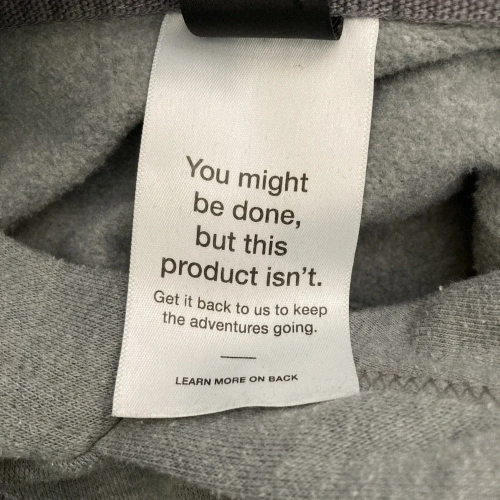 The North Face Gray Half Dome Logo Hoodie (A7R9F) w/Front Pocket - SZ M